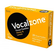 Vocalzone Throat Pastilles - Honey & Lemon